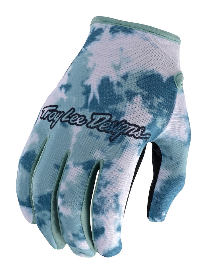 Guantes Troy Lee Designs Flowline Bici Plot Blue Haze